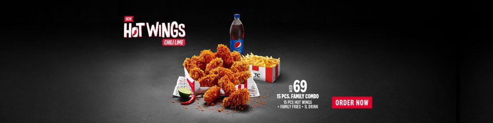 KFC hot wings offer